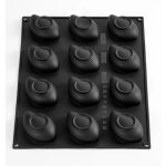 10000007P_PAVONI TORTAFORMA SZILIKON REALISZTIKUS GYÜMÖLCS MANGÓ 12db 9cmx5.8cmcx3.5cm