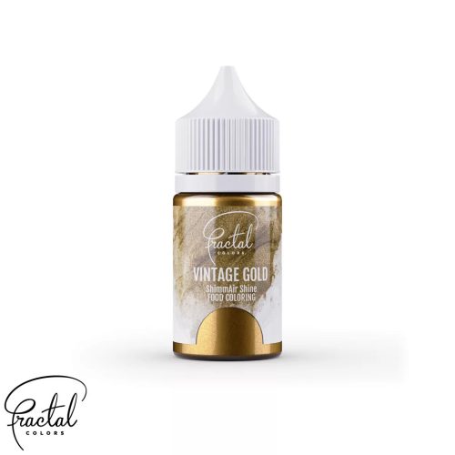 FRACTAL - SHIMMAIR SHINE LIQUID FOOD COLORING VINTAGE GOLD